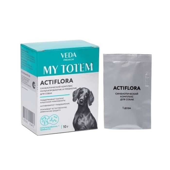 Синбиотический комплекс Актифлора MY ТОТЕМ д/собак 10 гр Веда